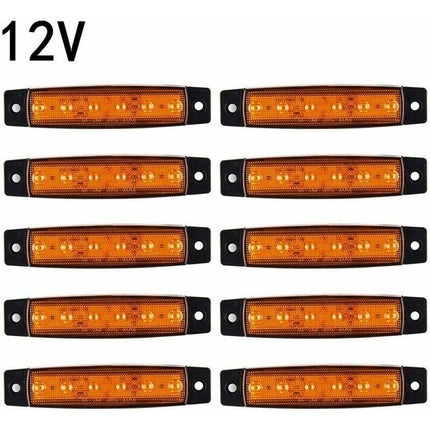 Truck Side Marker Lights 10 pcs LED Side Marker Lights Side Marker Lights Dc 12V LED Side Marker Lights Lamp Truck.