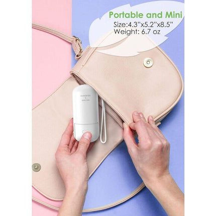 Portable Misting Fan, 3 In 1 Handheld Fan, 3 Adjustable Speeds, Foldable Personal Fan For Girls Women Traveling (White).