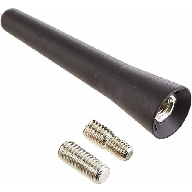 Autoparts Universal 65Mm Short Car Antenna Modified Carbon Fiber Style Black.