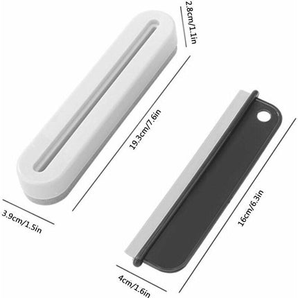 Cleaning Squeegee Windshield Wiper And Washer Sponge, 2 In 1 Window Cleaning Kit Removable With Sponge For Car.