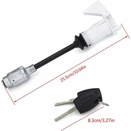 Bonnet Lock Barrel For Focus Mk2 C-Max, Bonnet Release Lock Kit 2004-2012 1343577 Long Type With 2 Keys.
