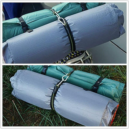 2 Pack 30Cm Heavy Duty Mini Bungee Cords With Carabiner For Camping, Luggage, Travel.