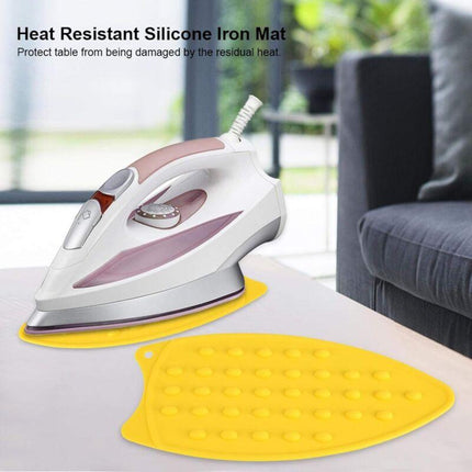 Silicone Iron Rest Pad, Silicone Iron Hot Protective Rest Pad, Heat Resistant Non-Slip Mat For Ironing Heat Resistant.