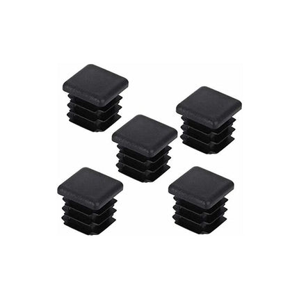 Decareta 20 pcs Chair Leg Cap, Square Pipe Cap, Plastic Square Post Cap For Furniture Feet Trampoline Cabinet Shelf.