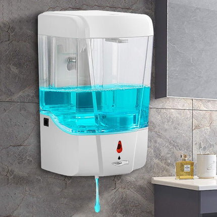 Automatic Hand Soap Dispenser, 700Ml Wall Mounted Soap Dispenser, Touchless Hand Sanitizer Shampoo Dispenser, Touchless.