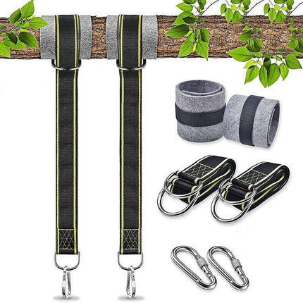Hammock Strap Swing Attachment Hanging Chair ROpe Outdoor Swing Accessory Safety Carabiners Swing Tree Swing Strap For.