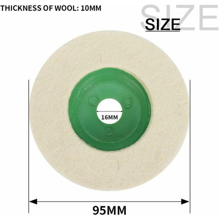 4 Inch Wool Angle Grinder Discs Thicken Wear-Resistant Polishing Pads For Metal Marble Glass Mirror Polishing Effect 10.
