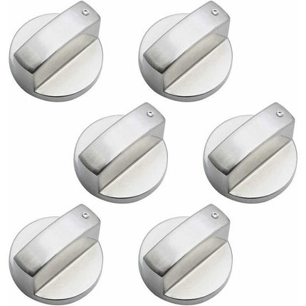 Parts Universal Metal Control Knobs Gas Stove Knob 6Mm Universal Control Knobs Stove Knob For Gas Stove Cooker Oven Hob.