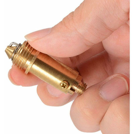 Brass Sink Drain Pipe With Spring Mechanism And Bolt.