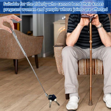 2 Pack Telescopic Magnetic Pick Up Tools With Pocket Clip, 0.7Kg Extendable Metal Magnetic Grabber Tools For Picking Up.
