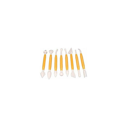 4 pcs Set DArk Sugar Paste Modeling Tools, 11 Cake Molds.