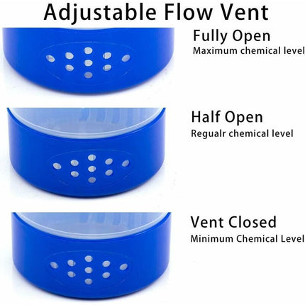 Premium Floating Pet Chlorine Dispenser For Chemical Tablets Compatible With 3" Tabs Bromine Holder (Turtle).