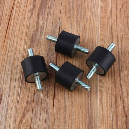 Rubber Mounts M8X23 Anti-Vibration Isolator Isolation Shock Absorber Absorption Bracket With Threaded Bolt Silent Block.