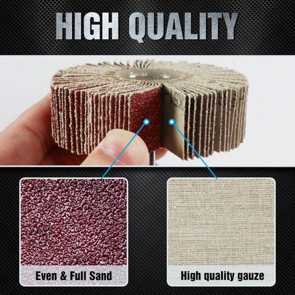 20 pcs Abrasive Wheel 80 Grit Flap Disc For Brush Sanding Drill Accessories Polishing Wood Metal.