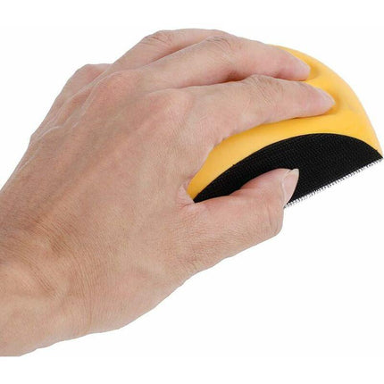 Pu Foam Block, Hook And Loop Hand Sanding Block, Hook And Loop Sanding Block, Hand Sanding Pad Block For Polishing Disc.