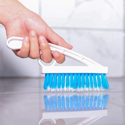 2 Pack Grout Scrub Brush - Stiff Nylon Bristle Scrub Brush For Bathtub, Shower - Floor Grout & Tile Cleaning Brush For.