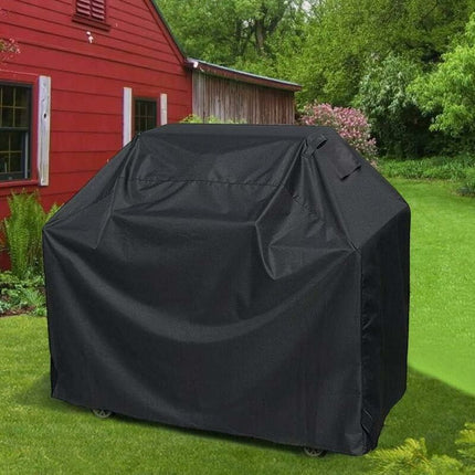 Bbq Cover, Waterproof Anti-Uv Barbecue Cover 210D Oxford Cloth Bbq Protective Cover Grill Cover - 170 61 117Cm, Black.