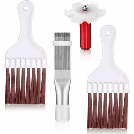 AC Fin Comb Set, Stainless Steel — 4 Piece.