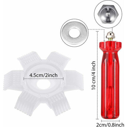 AC Fin Comb Set, Stainless Steel — 4 Piece.