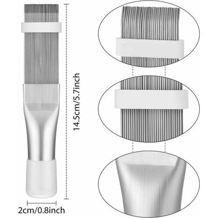 AC Fin Comb Set, Stainless Steel — 4 Piece.