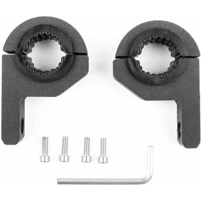 Universal 25Mm-30Mm Work Light Mounting Bracket Fog Light Bull Bar Bumper Mount Holder For Off-ROad Vehicle Car Truck.