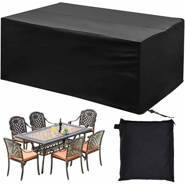Garden Furniture Cover 210T Polyester Waterproof Anti-Uv Tarpaulin, Protective Cover For Tables, Chair, Sofa (200 160.