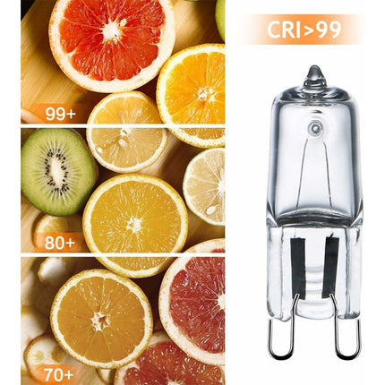 G9 Bulb 42W (44W) Dimmable Warm White 2800K, G9 Halogen Bulbs For Indoor Lighting 230V G9 Capsule Bulbs, Pack Of 10.