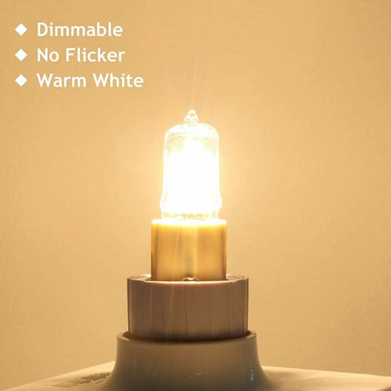 G9 Bulb 42W (44W) Dimmable Warm White 2800K, G9 Halogen Bulbs For Indoor Lighting 230V G9 Capsule Bulbs, Pack Of 10.