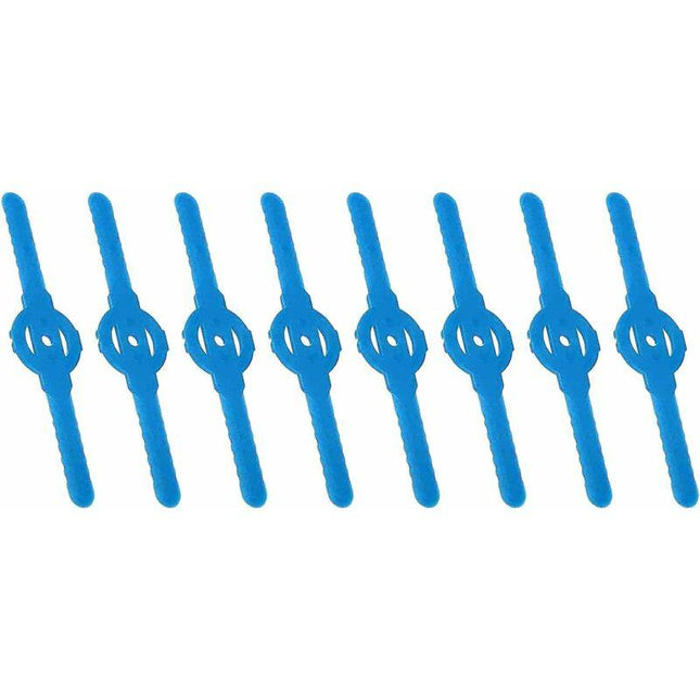 8 pcs Plastic Trimmer Replacement Blades For Grass Trimmer Plastic Lawn Mower Blades, Grass Trimmer Brush Cutter Grass.