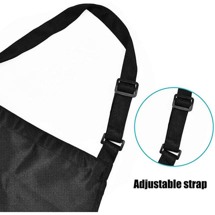 2 Pieces Kitchen Aprons For Men Women, Household Apron Tool Holder Aprons With 2 Pockets For Bbq, Adjustable Adult.