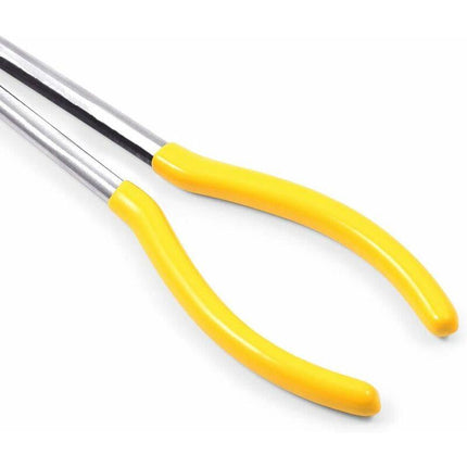 25 Degree Angled Long Nose Pliers - 11" - Long Reach - Jaws.