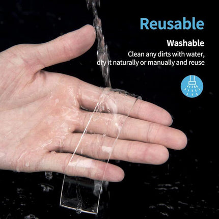 Strong Double Sided Tape (3M), Heavy Duty Double Sided Tape, Traceless, Removable, Reusable, Washable - The Versatile.