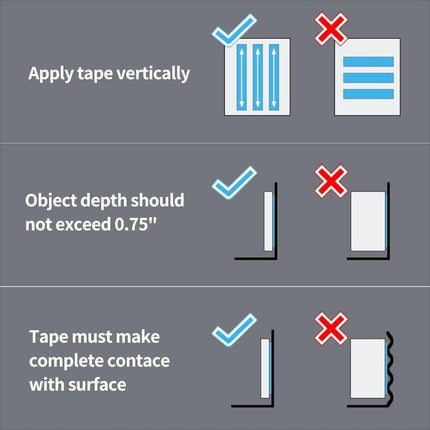 Strong Double Sided Tape (3M), Heavy Duty Double Sided Tape, Traceless, Removable, Reusable, Washable - The Versatile.
