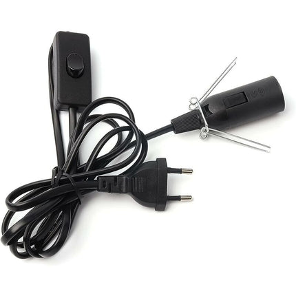 Câble Avec Interrupteur Pour Lampe À Sel - 1,8 M - Douille Pour Lampe De Sel.