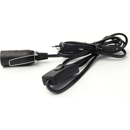 Câble Avec Interrupteur Pour Lampe À Sel - 1,8 M - Douille Pour Lampe De Sel.