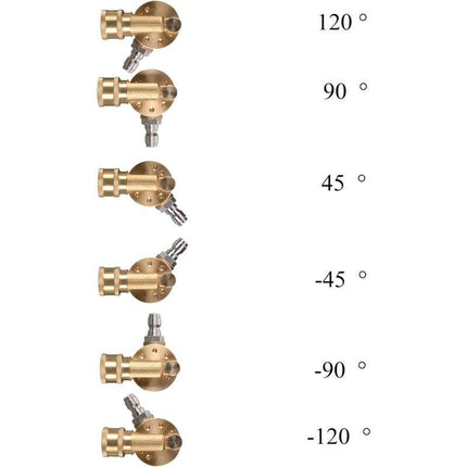 DAily Swivel Coupler Tool For Pressure Washer Tips Gutter Cleaner Attachment 1/4 Inch Quick Disconnect 240 Degree 4500.