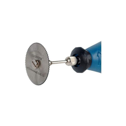 6 pcs Hss Saw Blades Set With 1Pc 1/8" Shank Extension ROd, Cutting Wheel Set For ROtary Tools.