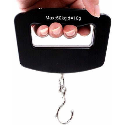 Portable Digital Hanging Weighing Scales For Fishing Travel Luggage Suitcase Parcel Household Outdoor 110 Lbs/50 Kg.