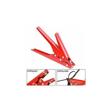 Hs-519 Cable Tie Gun, Cable Tie Tool, Portable Wire Pliers Quick Bundling Hand Tool For 2.4-9.0Mm² Nylon Cable Ties.