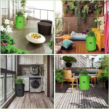 Potato Grow Bags, 2 pcs 40L/10 Gallon Vegetable Bag, Non-Woven Fabric Planting Bag With Window, Garden Vegetable Bag.
