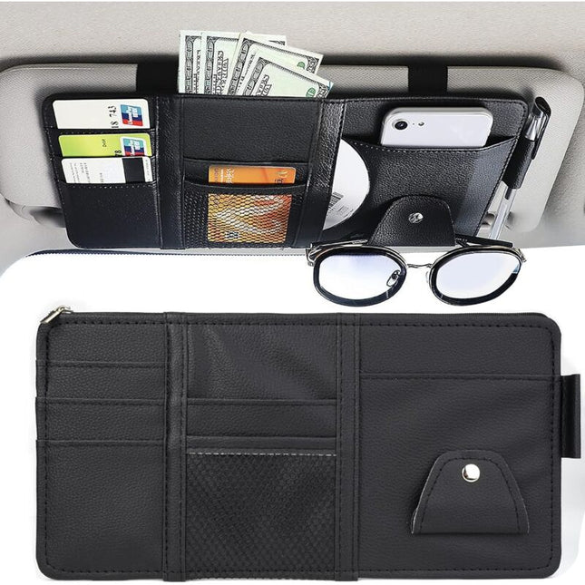 Car Interior Pocket Car Sun Visor Organizer Car Sun Visor Storage Car Sun Visor Clip Organizer Used For Credit Cards.