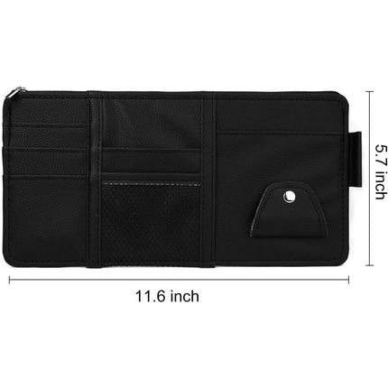 Car Interior Pocket Car Sun Visor Organizer Car Sun Visor Storage Car Sun Visor Clip Organizer Used For Credit Cards.