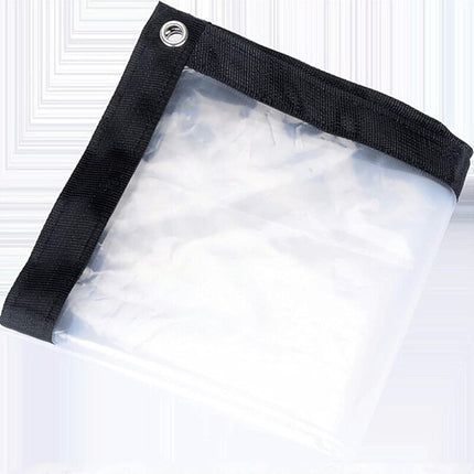 Waterproof Clear Tarp With Eyelets - 2 X 2 M - Foldable And Weatherproof Tarpaulin - ROpe Included.