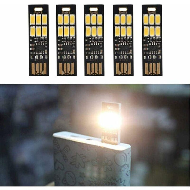 Global 5 Usb LED Lights For Laptop Keyboards, Super Bright With 6 LEDs And One Key Dimmer To Adjust The Light, Hang On.