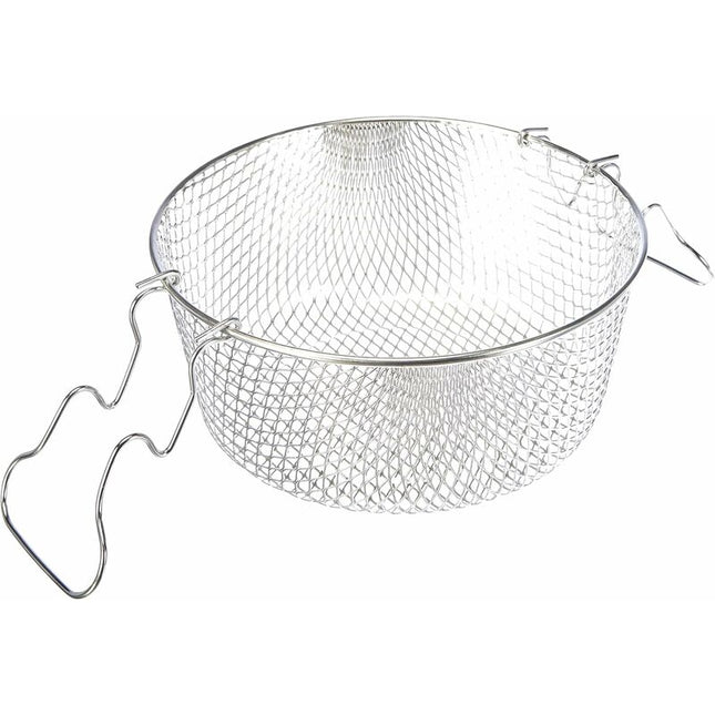 Basket With Handles, Orange, 22 X 22 X 7.5 Cm.