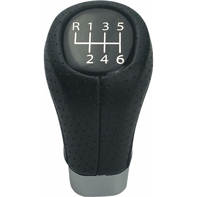 6 Speed Gear Shift Knob Leather Fits For Bmw E34 E36 E38 E39 E46 E53 E60 E61 E63.