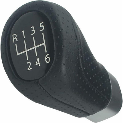 6 Speed Gear Shift Knob Leather Fits For Bmw E34 E36 E38 E39 E46 E53 E60 E61 E63.