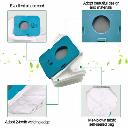 6 pcs Clean Station Dust Bags For Samsung Bespoke Vs20A95923W, Vacuum Cleaner Replacement Bags, Vacuum Cleaner Bags,.