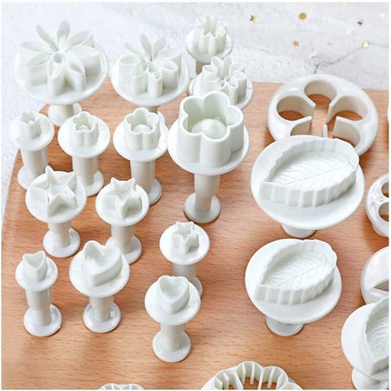 33 Pieces Fondant Cake Decorating Tools Set For Birthday Cake Decorating Fondant Cookie Sugar Paste.