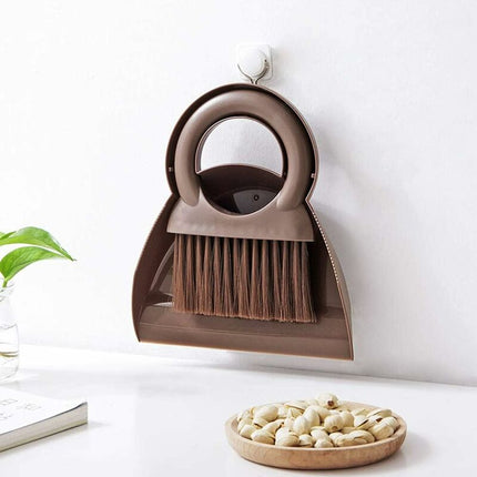 Dustpan And Brush Set Multifunctional Cleaning Tool Mini Sweeper With ROund Handle Dustpan Dustpan For Home Kitchen.